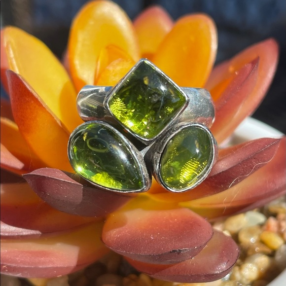 PERIDOT Native American Ring - Picture 1 of 12